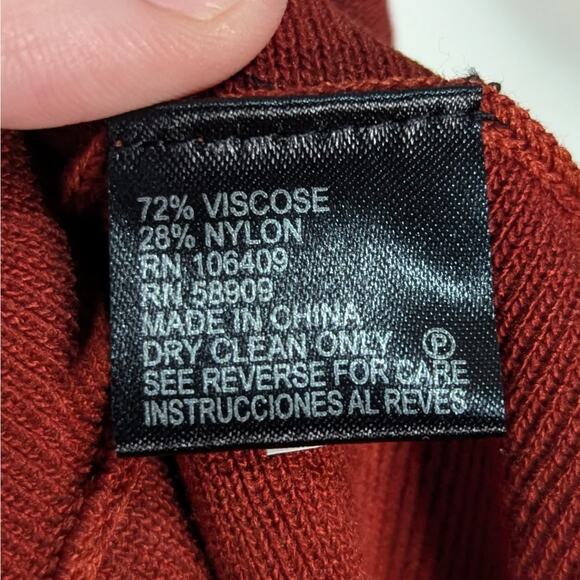 Antonio Melani Red Ruffle Waist Cottagecore Fit & Flare Short Sleeve Dress Large - Picture 6 of 7